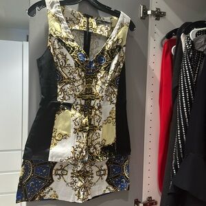 Versace vibes short romper